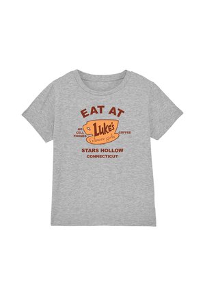 Warner Brothers, GILMORE GIRLS EAT AT LUKES UNISEX - Print T-shirt - mottled light grey