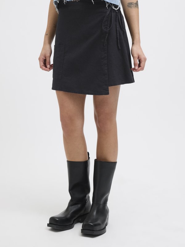 JXSIRI SUMMER WRAP SKIRT - Wrap skirt