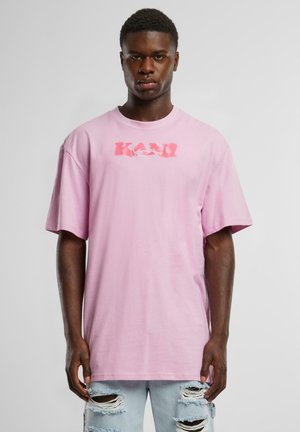 SIGNATURE RETRO - T-shirt med print - rose