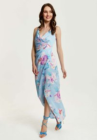 Liquorish FLORAL PRINT IN  - Maxi dress - blue