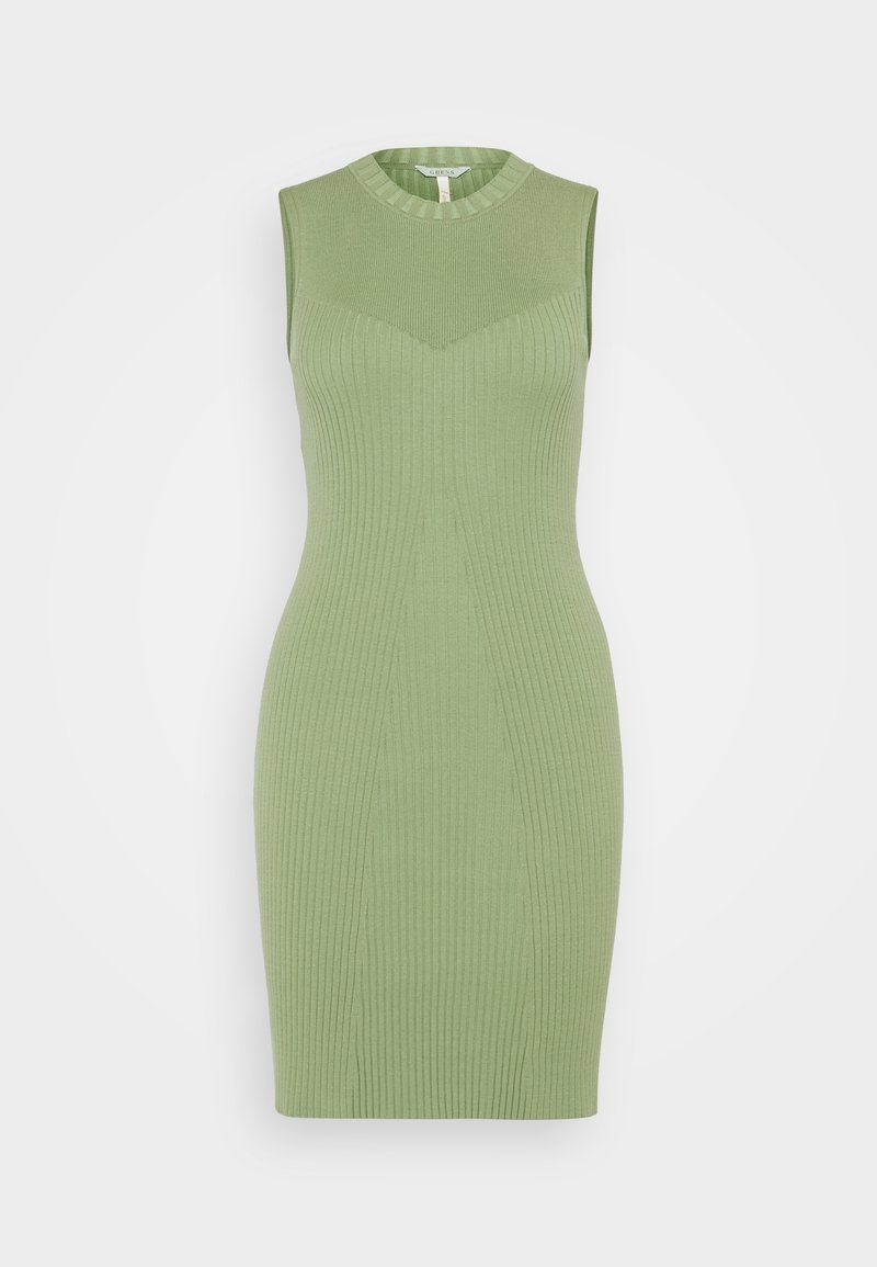 Guess Gebreide jurk taupe Guess Gebreide jurk taupe