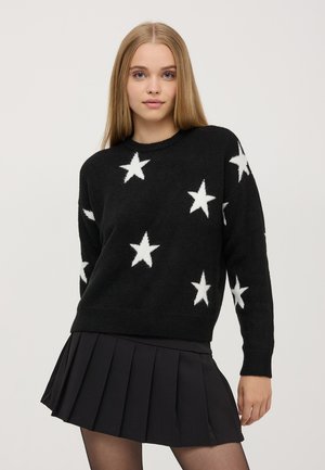 Terranova CON STELLE - Maglione - nero