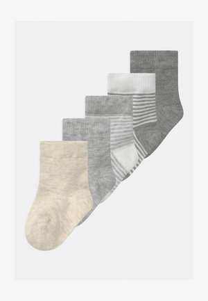 NBNRILANI 5 PACK UNISEX - Ponožky - light grey melange