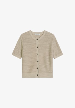 Marc O'Polo, Strickjacke - linen beige