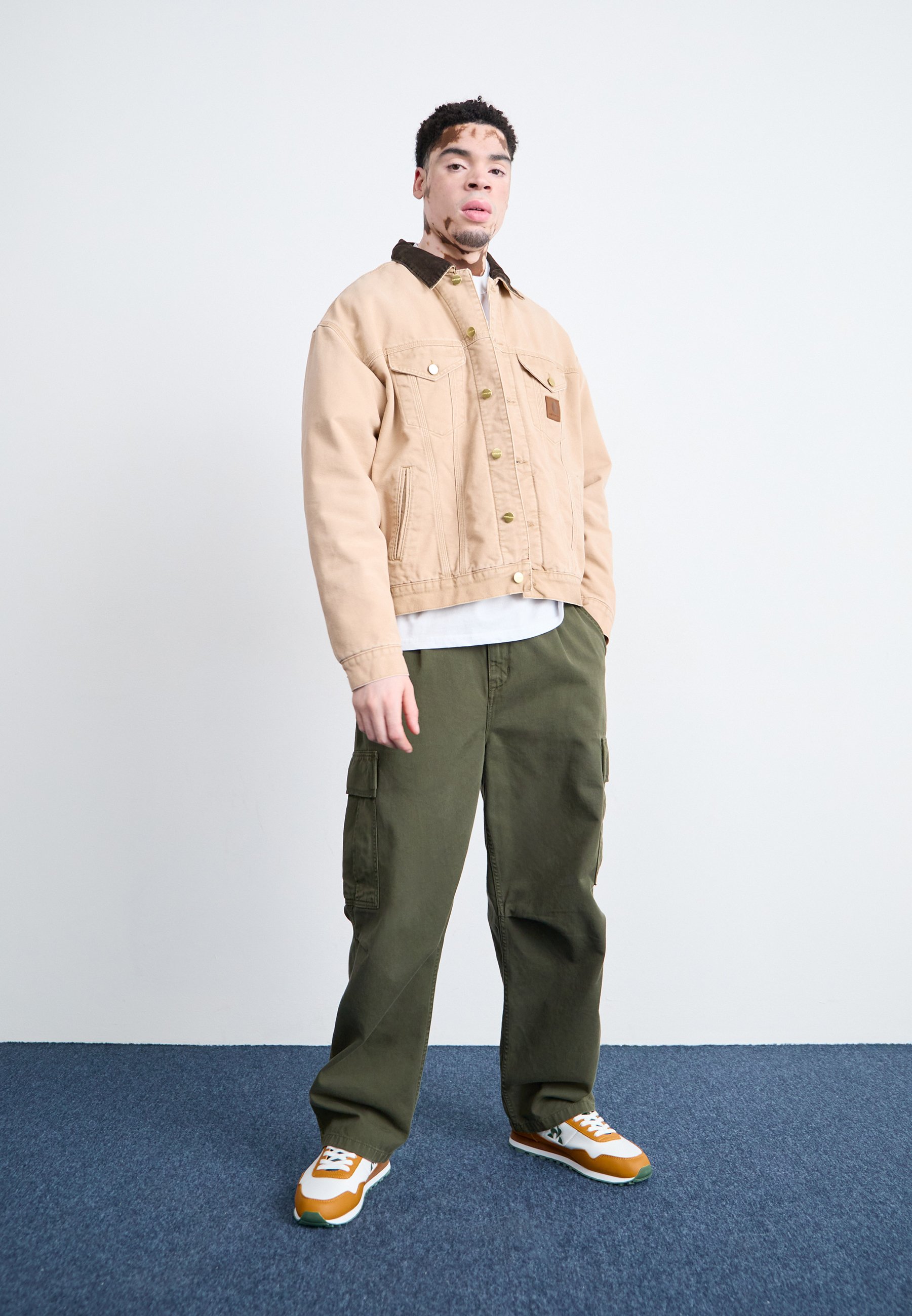 Carhartt WIP DAYTON TRUCKER JACKET DEARBORN - Summer jacket