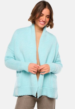 VIENNE - Gilet - natural écru/aqua