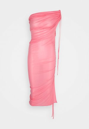 SQUARE DRESS - Robe fourreau - coral