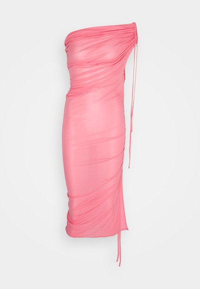 Ioannes SQUARE DRESS - Φόρεμα σε ίσια γραμμή - coral