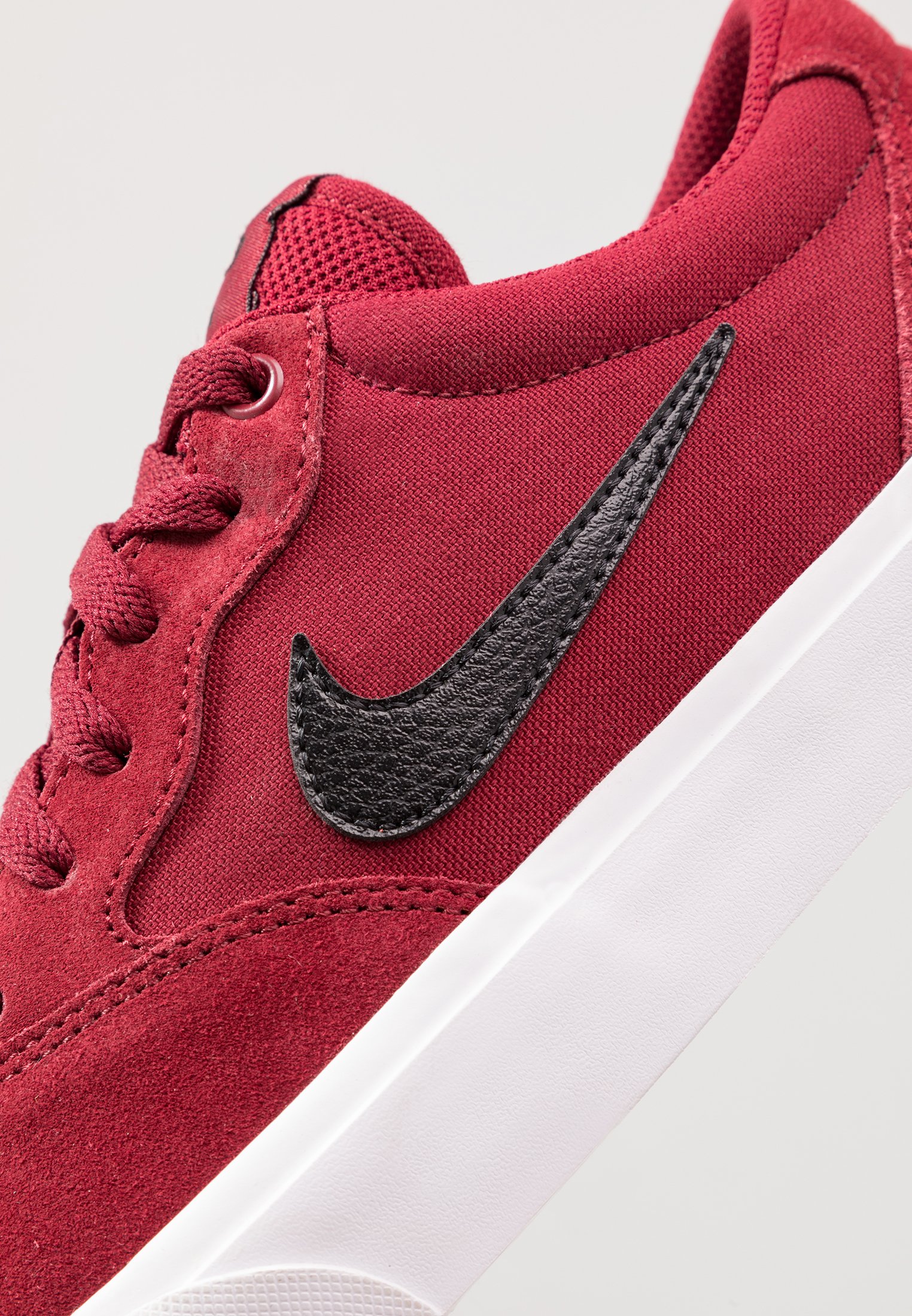 Nike SB NIKE CHRON - Trainers - team red/black/light brown/red - Zalando.de