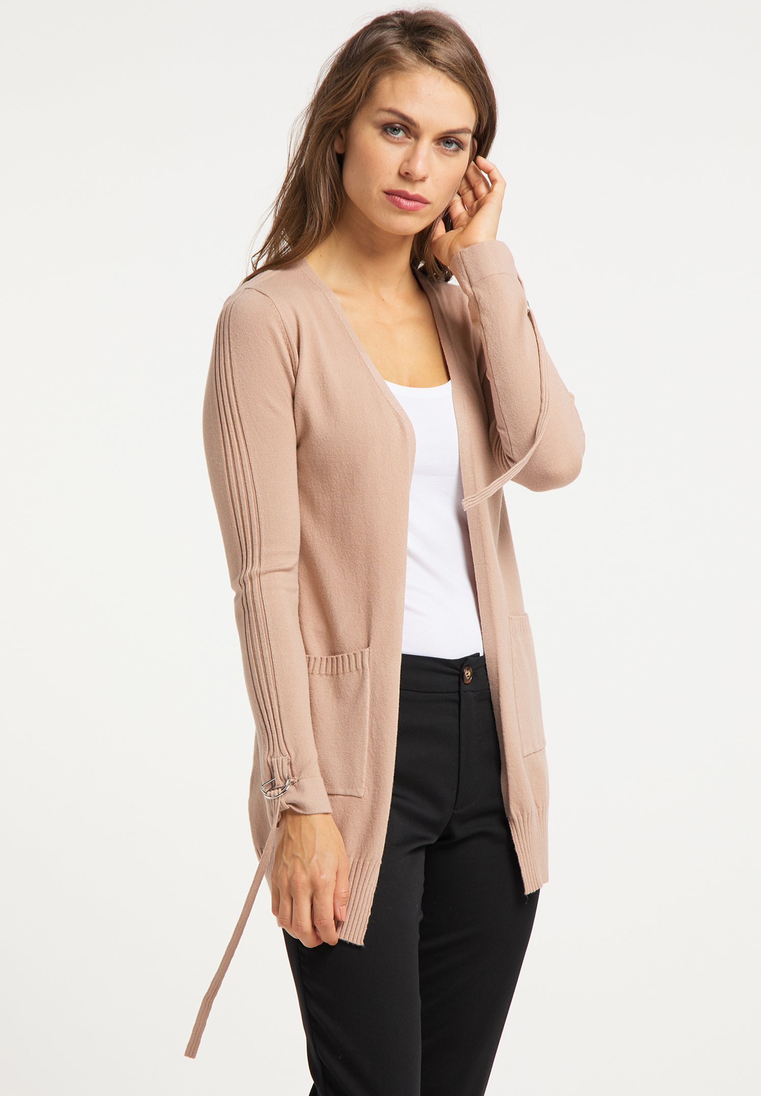 usha Chaqueta de punto - nude/beige - Zalando.es