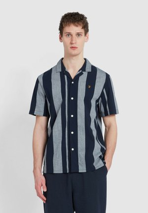 ALSTON SHORT SLEEVE STRIPE SHIRT - Camicia - true navy