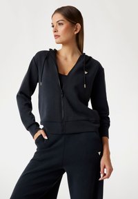 Guess Mikina na zip - noir