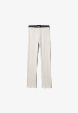 Calvin Klein Underwear, RIBBED PYJAMA PANTS - HERITAGE WAFFLE - Bas de pyjama - light grey heather