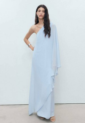 Mango ASYMMETRICAL DOUBLE-LAYER - Robe de cocktail - dark blue