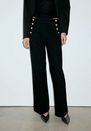 Mango, ADULT - Pernera ancha - black denim