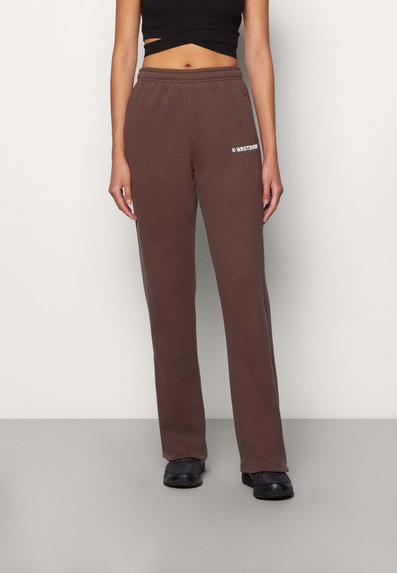WRSTBHVR PANTS WOMEN Tracksuit bottoms brown Zalando.ie