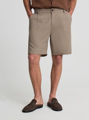 Terranova, PANTALONE CORTO TINTA UNITA - Shorts - tortora