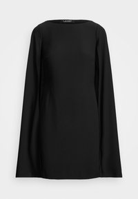 CAPE GEORGETTE COCKTAIL DRESS - Robe de soirée - black