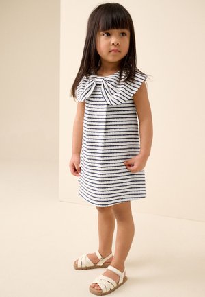 Next, REGULAR FIT - BOW COLLAR DRESS  . - Vapaa-ajan mekko - monochrome