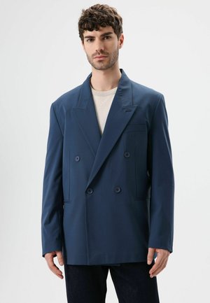 DOUBLE-BREASTED - Manteau court - indigo