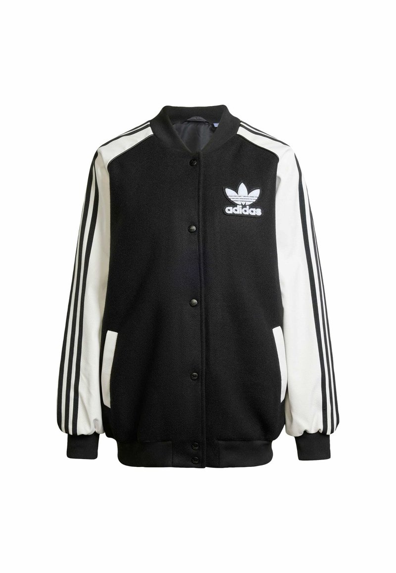 Black Veste Superstar Adidas Originals SUPERSTAR OVERSIZED VRCT