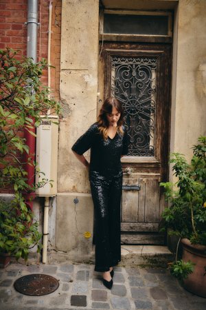 ICHI FAUCA  - Blouse - black