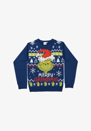 United Labels THE GRINCH WEIHNACHTS MERRY WINTER UGLY - Maglione - blau