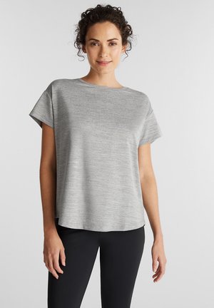 Print T-shirt - medium grey