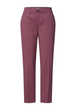 Street One, SLIM LEG HOSE MIT SCHNALLENDETAIL - Pantalon classique - dark clouded blush