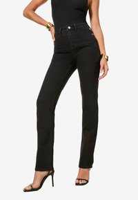 PETITE FIT - HIGH WAIST - Džíny Slim Fit - black sculpting