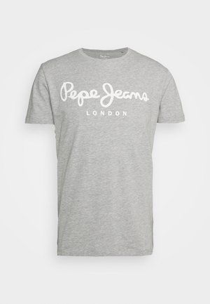 Pepe Jeans ORIGINAL STRETCH - Camiseta estampada - grey marl