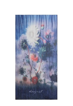 Desigual, PRINTED FLOWER SCARF - Sall - blue