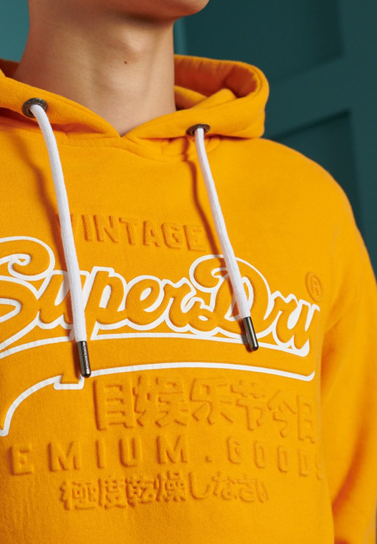 Sweat superdry jaune Clearance