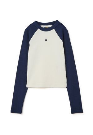 LONG SLEEVE   - Longsleeve - white blue
