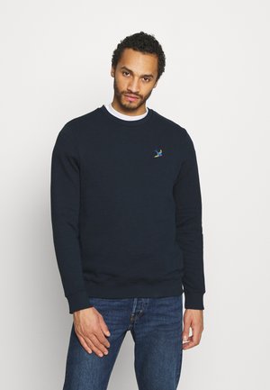 SWALL EMBROIDERED CREW - Sweater - navy
