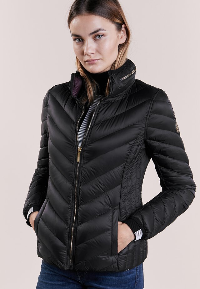 SHORT PACKABLE PUFFER - Daunenjacke - black