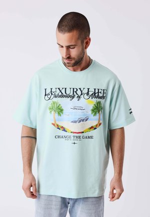 Project X Paris, T-SHIRT IMPRIMÉ MONACO - T-shirt imprimé - vert menthe