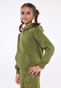 Champion EXCLUSIVE HOODIE UNISEX - Felpa - dark green