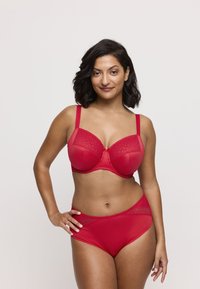 Unselected, true red
