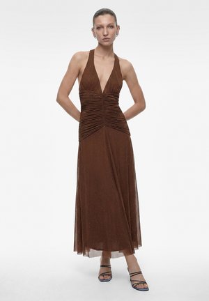 Koton, STONE DETAIL EVENING DRESS. - Occasion wear - brown