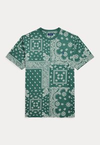 BANDANNA-PRINT JERSEY T-SHIRT - T-shirt imprimé - washed fores