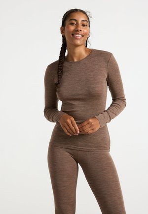Maglietta intima - brown melange