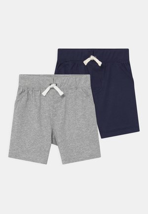 2 PACK - Shorts - dark blue/mottled grey