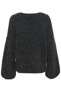 Gestuz ALPHA - Trui - charcoal melange
