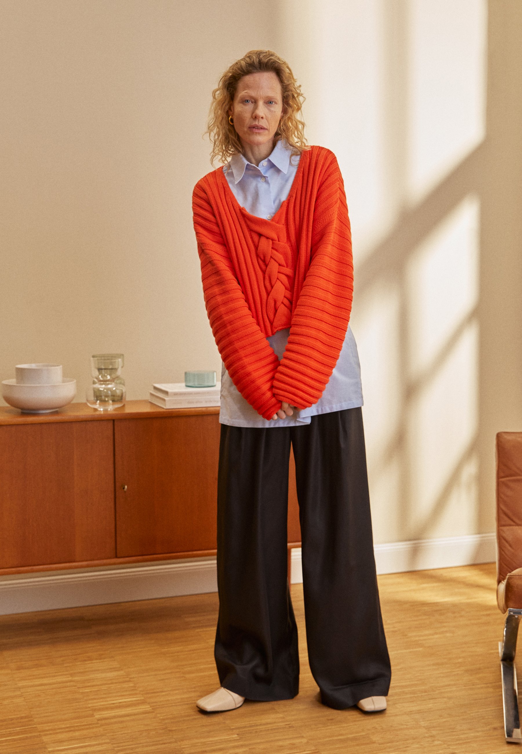 House of Dagmar SASHA - Trui - poppy red/rood - Zalando.nl
