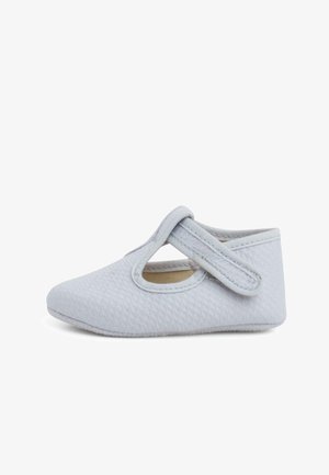 Pisamonas PEPITO PIQUÉ ACOLCHADO CIERRE ADHERENTE - Baby shoes - gris
