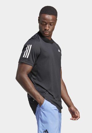 adidas Performance CLUB 3-STRIPES TENNIS - Sport T-Shirt - black