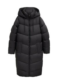 PUFFER MIT ABNEHMBARER KAPUZE - Talvitakki - deep black