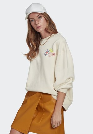 ADICOLOR ESSENTIALS SWEATSHIRT - Sweatshirt - white