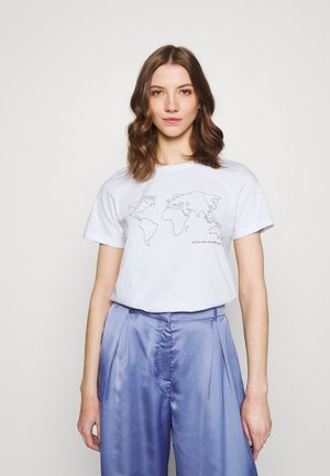 T-shirt con stampa - white